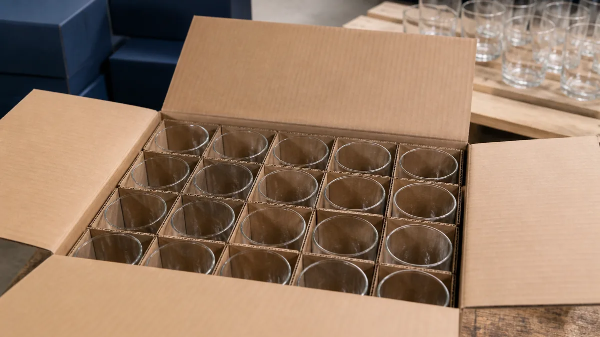 Packing tips for fragile glassware exports