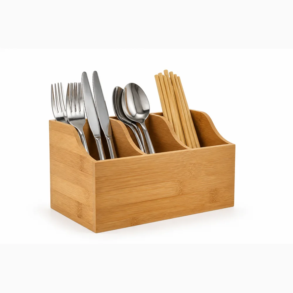 Wooden Cutlery Holder